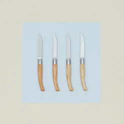 Opinel Cutting Boards & Knives|Flatware^Ash Steak Knives, Set of 4