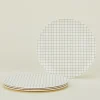 Xenia Taler Garden & Patio^Bamboo Melamine Dinner Plate Set