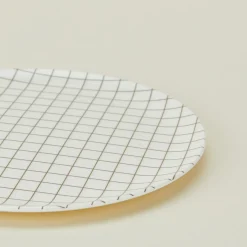 Xenia Taler Garden & Patio^Bamboo Melamine Dinner Plate Set