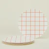 Xenia Taler Garden & Patio^Bamboo Melamine Dinner Plate Set