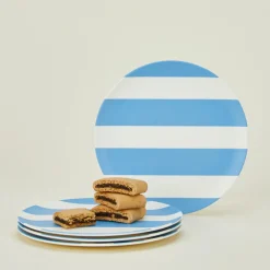 Xenia Taler Garden & Patio^Bamboo Melamine Side Plate Set