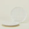 Xenia Taler Garden & Patio^Bamboo Melamine Side Plate Set