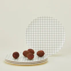 Xenia Taler Garden & Patio^Bamboo Melamine Side Plate Set