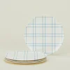Xenia Taler Garden & Patio^Bamboo Melamine Side Plate Set