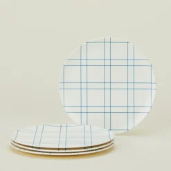Xenia Taler Garden & Patio^Bamboo Melamine Side Plate Set