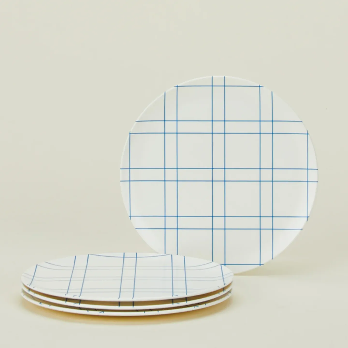 Xenia Taler Garden & Patio^Bamboo Melamine Side Plate Set