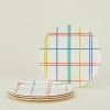 Xenia Taler Garden & Patio^Bamboo Melamine Side Plate Set