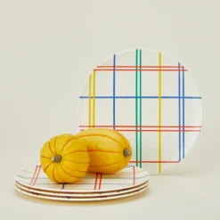 Xenia Taler Garden & Patio^Bamboo Melamine Side Plate Set