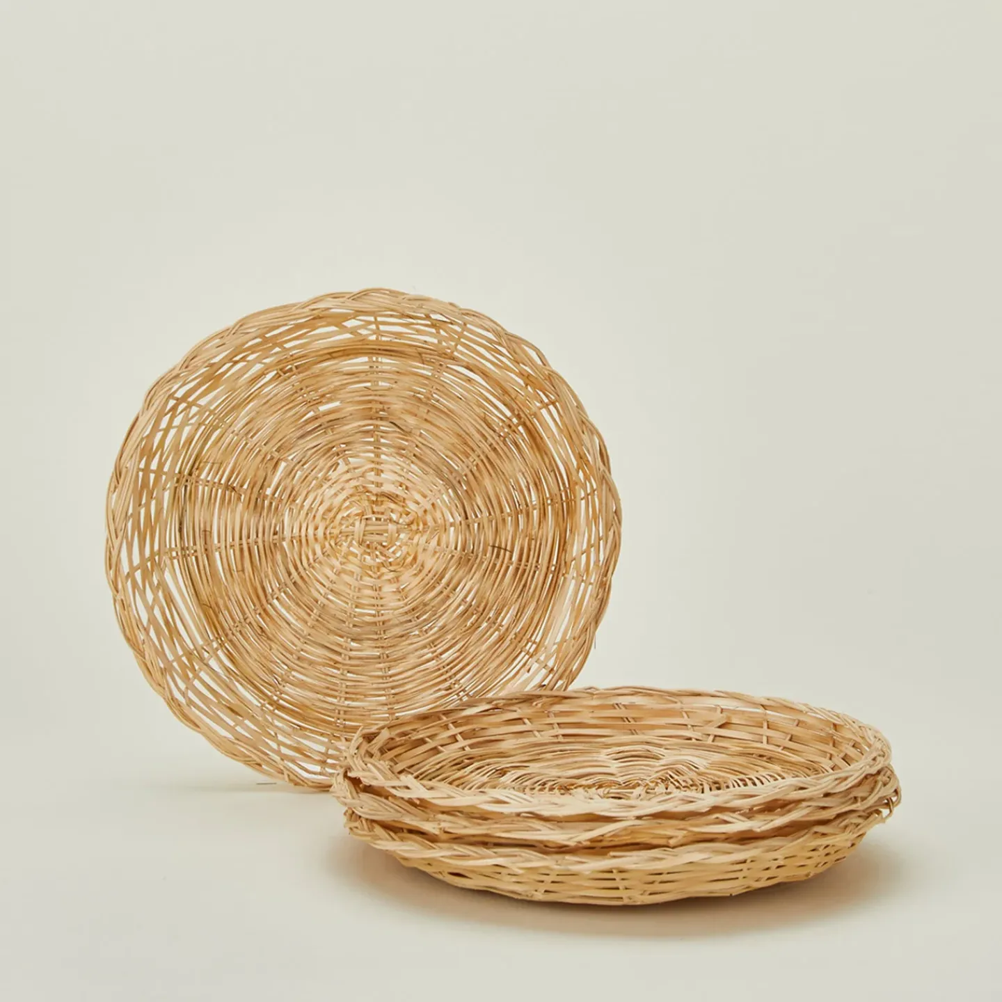 Fox Run Brands Table Linens|Garden & Patio^Bamboo Paper Plate Holders, Set of 4