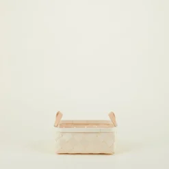 Verso Designs Storage & Organization|Baskets & Storage^Birch + Leather Basket