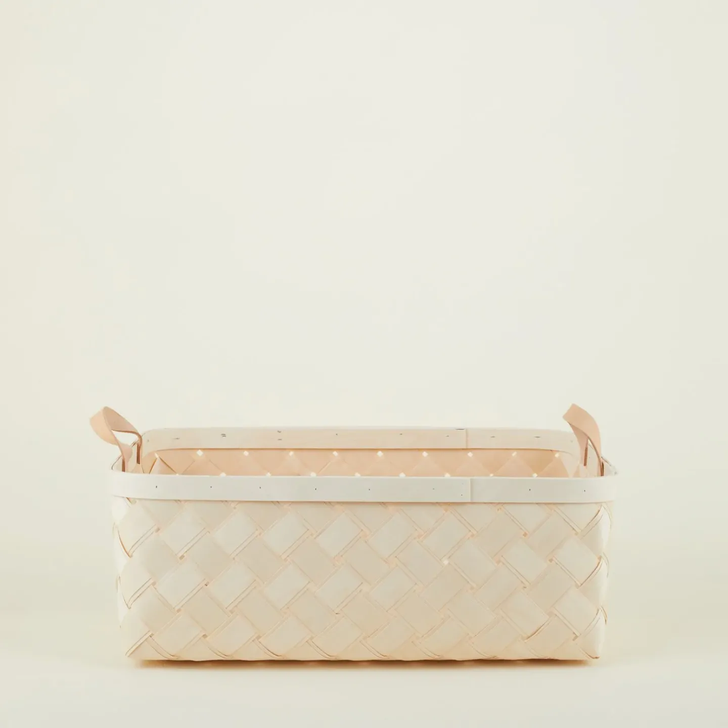 Verso Designs Storage & Organization|Baskets & Storage^Birch + Leather Basket