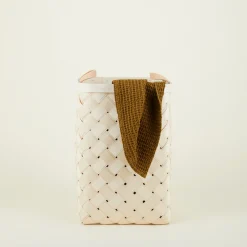 Verso Designs Baskets & Storage^Birch + Leather Hamper
