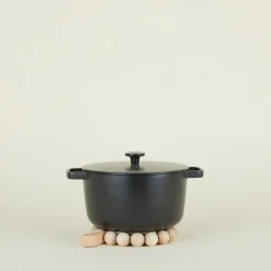 Verso Designs Kitchen Textiles|Kitchen Accessories^Birch + Leather Trivet