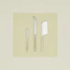 Sabre Flatware^Bistrot Set of 3 Cheese Knives - Faux Horn