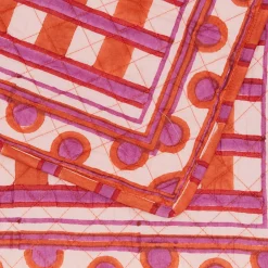 TABLE Table Linens^Block Printed Quilted Placemat