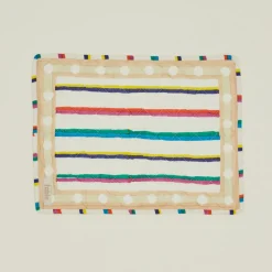 TABLE Table Linens^Block Printed Quilted Placemat