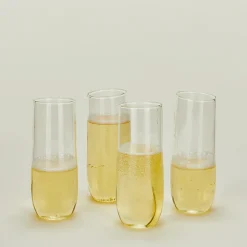 Hawkins New York Glassware & Barware^Boreal Flute, Set of 4
