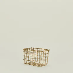 Fog Linen Storage & Organization|Baskets & Storage^Brass Basket