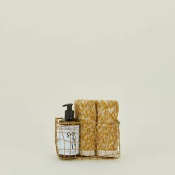 Fog Linen Storage & Organization|Baskets & Storage^Brass Basket