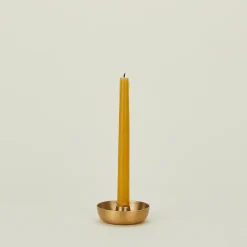 Fog Linen Candles & Tapers^Brass Bowl Candle Holder