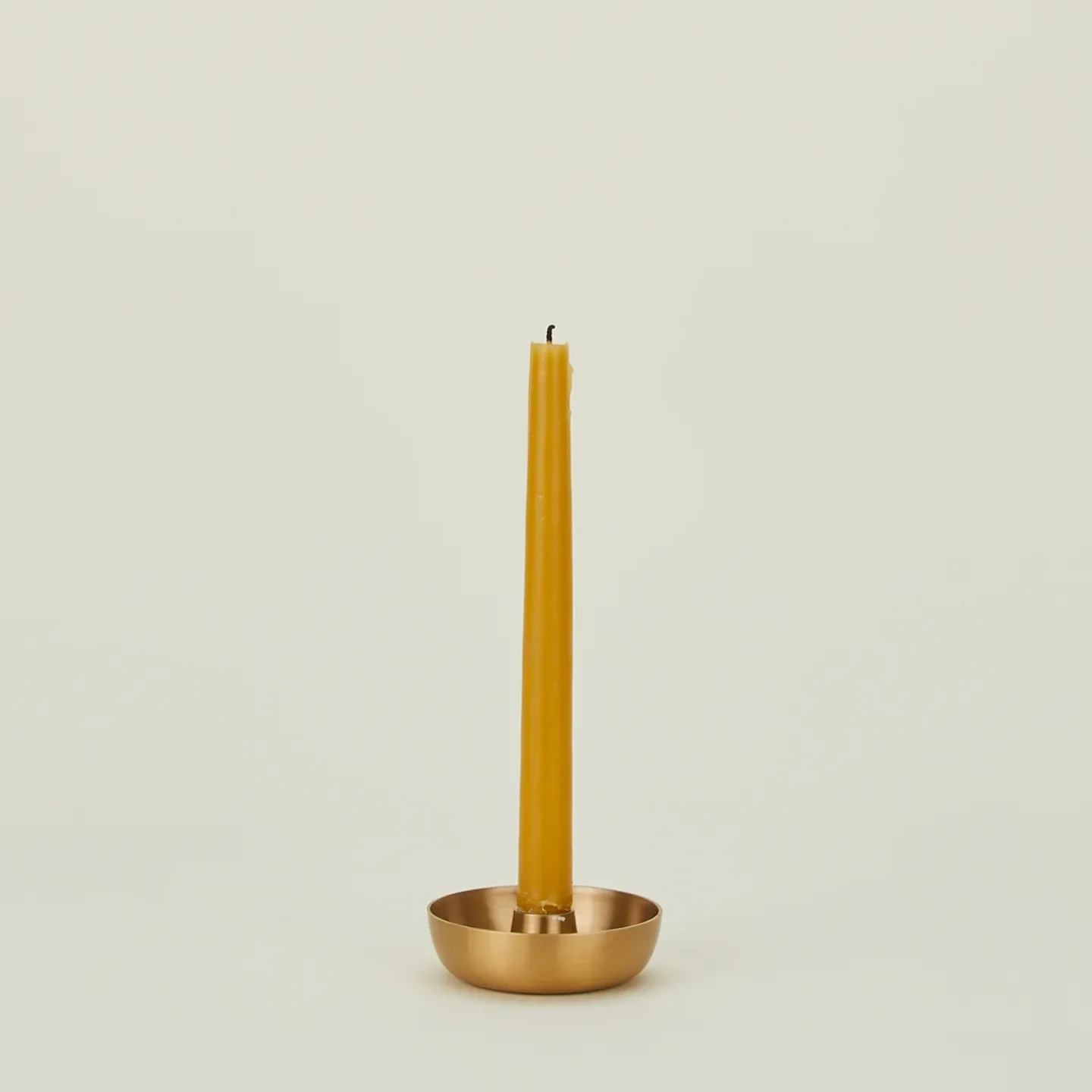 Fog Linen Candles & Tapers^Brass Bowl Candle Holder
