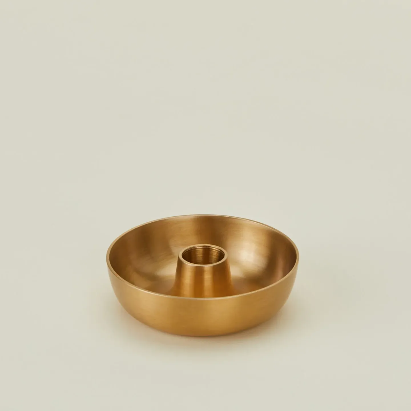 Fog Linen Candles & Tapers^Brass Bowl Candle Holder