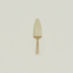 Fog Linen Flatware^Brass Cake Server
