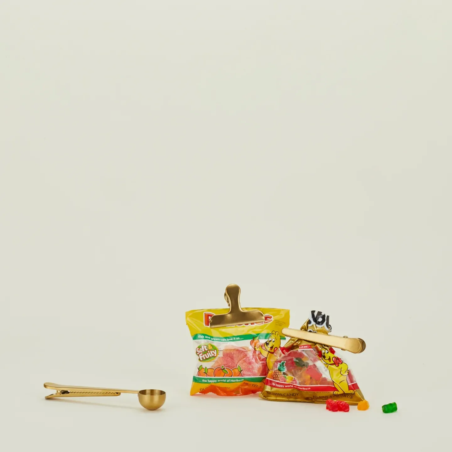 Kikkerland Storage & Organization^Brass Clips - Set of 3