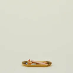 Fog Linen Trays & Catch-alls|Office & Games^Brass Octagonal Tray