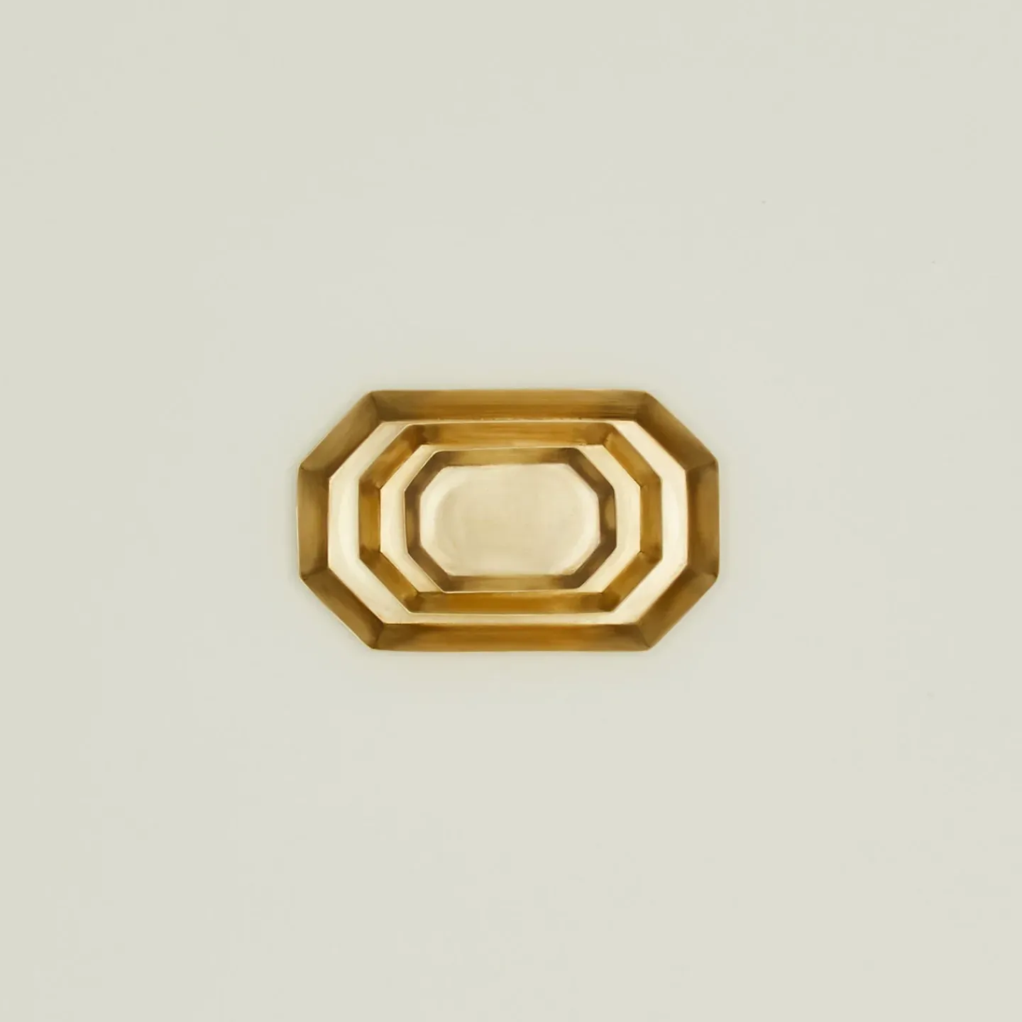 Fog Linen Trays & Catch-alls|Office & Games^Brass Octagonal Tray