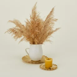 Fog Linen Glassware & Barware|Serveware^Brass Petal Plate