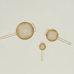 Bloomingville Cookware & Tools^Brass Strainers, Set of 3