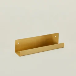 Fog Linen Bath Hardware|Kitchen Hardware^Brass Wall Shelf
