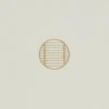 Fog Linen Kitchen Accessories|Baskets & Storage^Brass Wire Rack - Round
