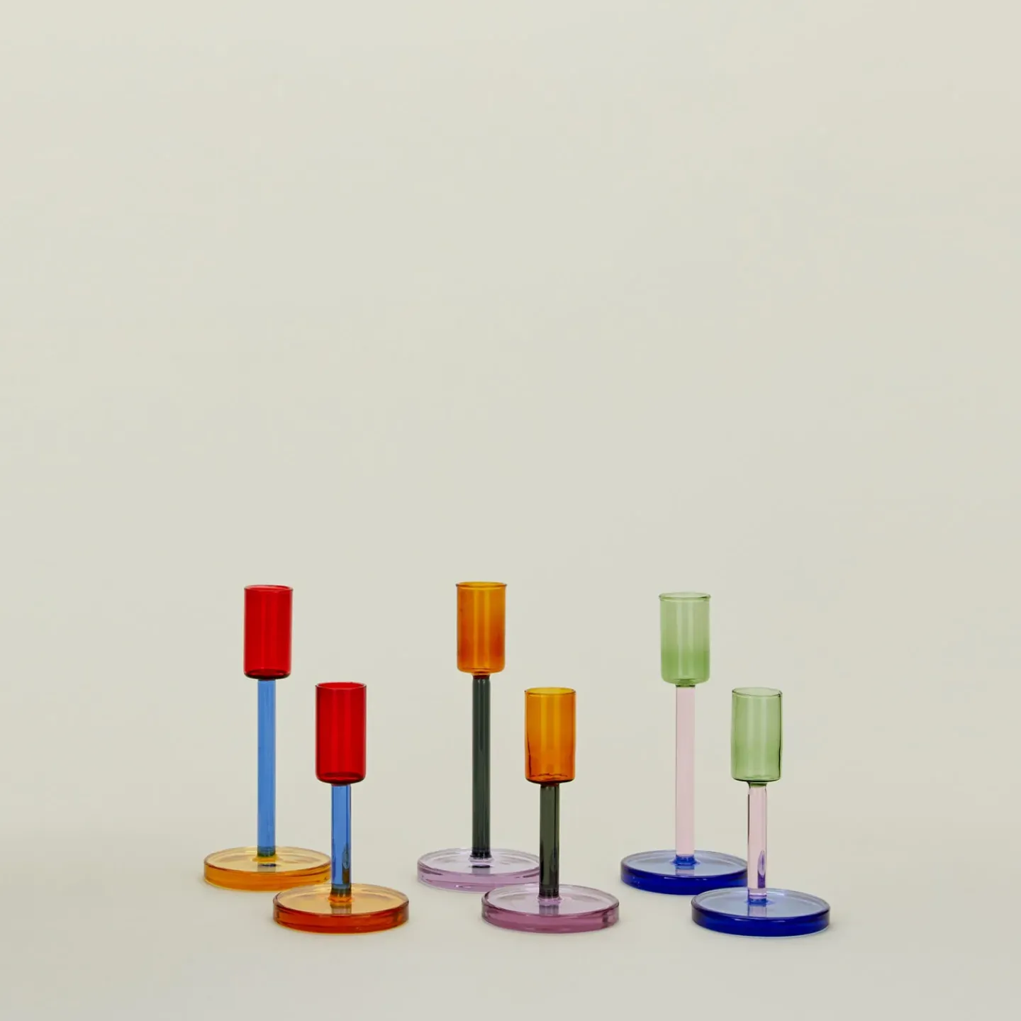 Block Design Candles & Tapers^Color Block Candle Holder