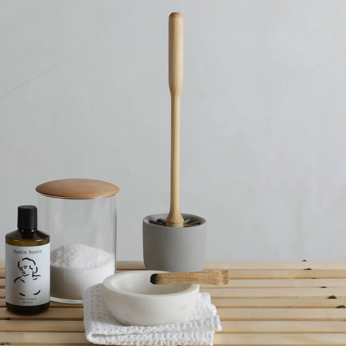 Iris Hantverk Bath Accessories^Concrete Toilet Brush