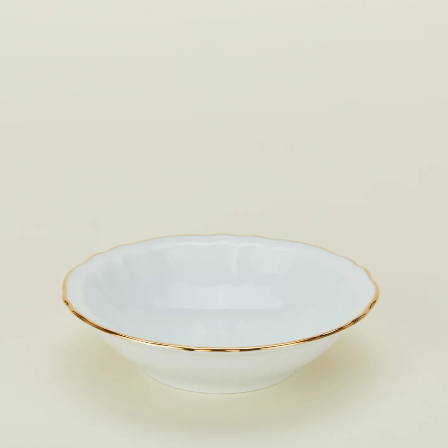 Ginori Dinnerware^Corona Fruit Bowl - Oro Brillante