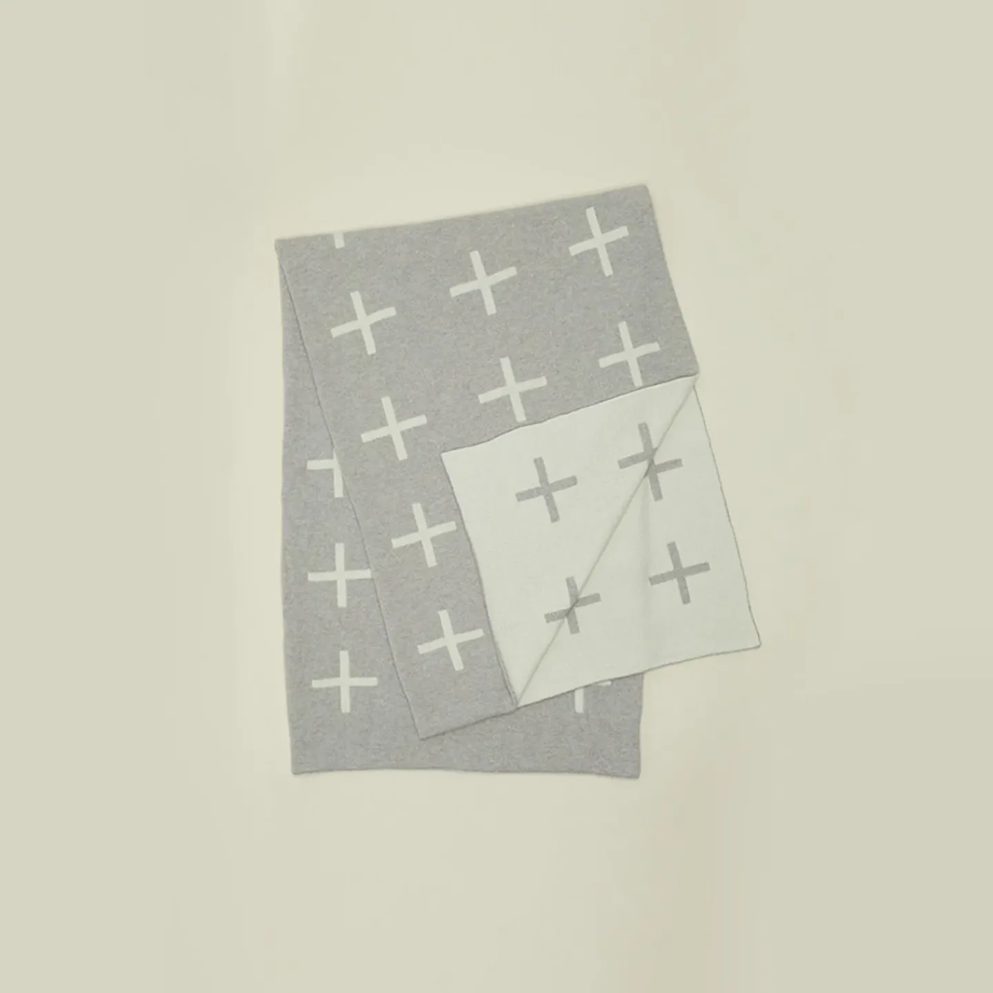 Hawkins New York Throws^Cross Knit Throw