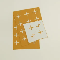 Hawkins New York Throws^Cross Knit Throw
