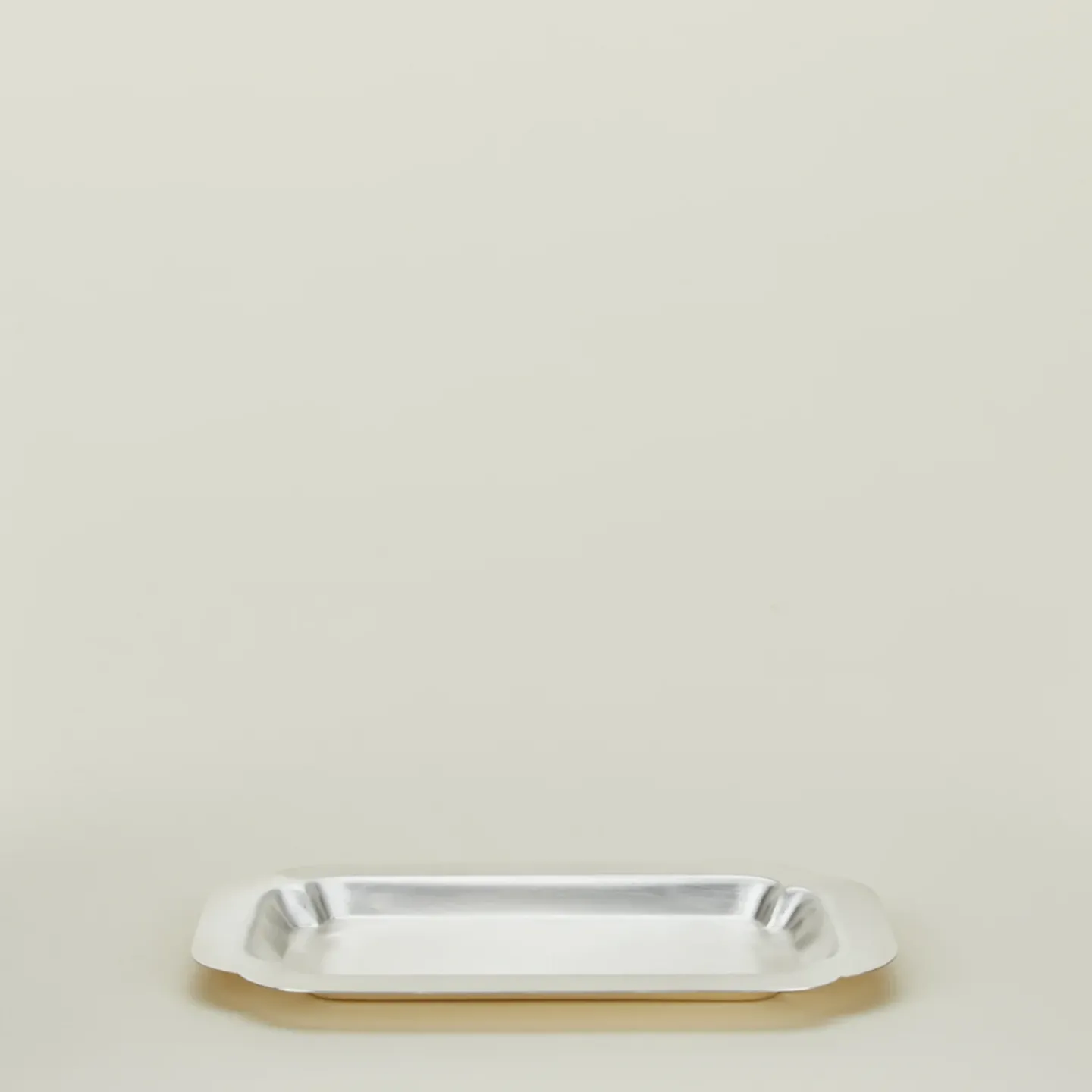 Fog Linen Glassware & Barware|Serveware^Decorative Edge Rectangular Silver Tray