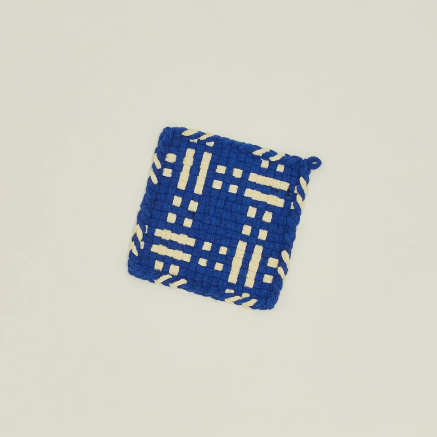 Kate Kilmurray Kitchen Textiles^Dots + Dashes Handwoven Pot Holder