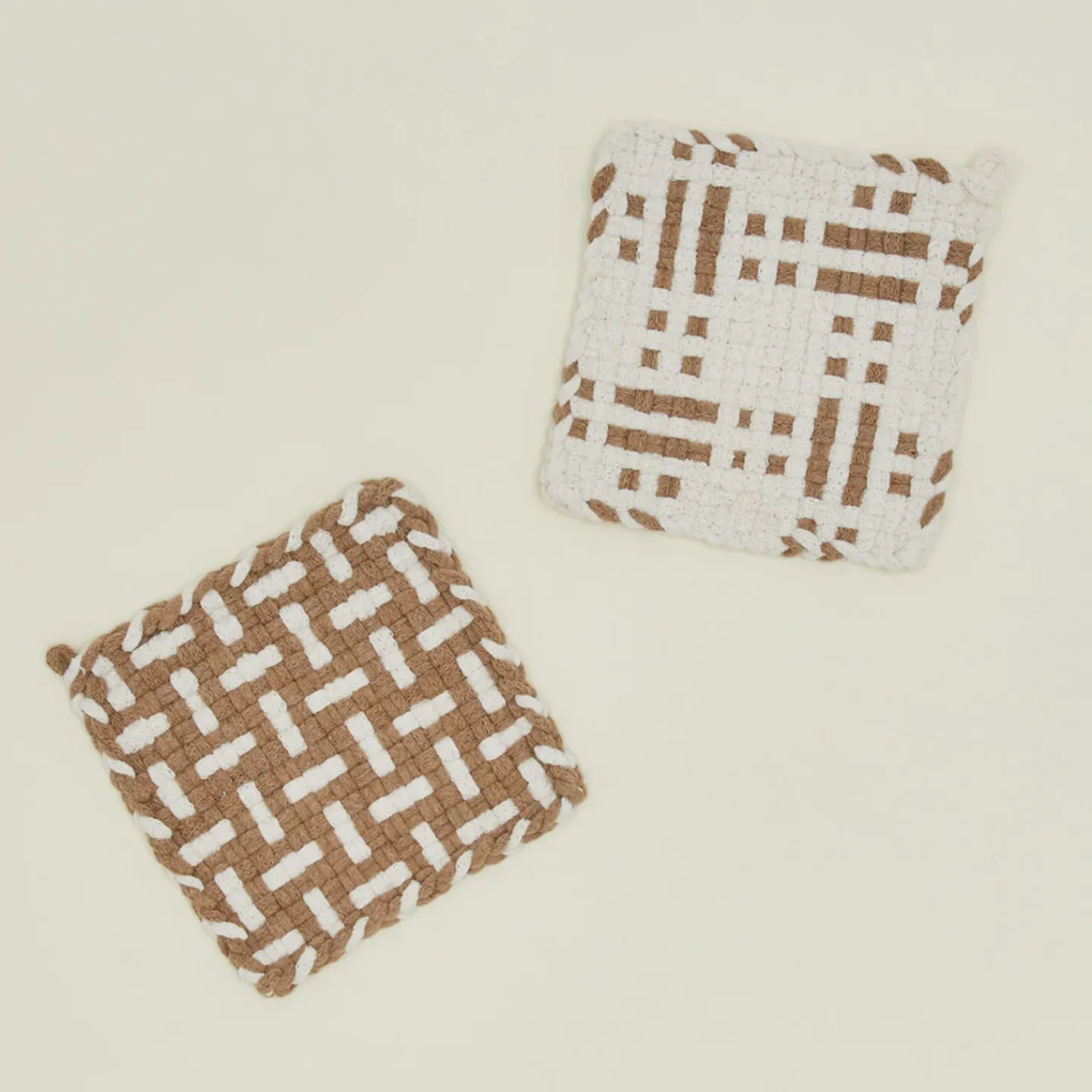 Kate Kilmurray Kitchen Textiles^Dots + Dashes Handwoven Pot Holder