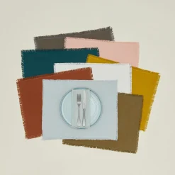 Hawkins New York Table Linens^Essential Cotton Placemats, Set of 4