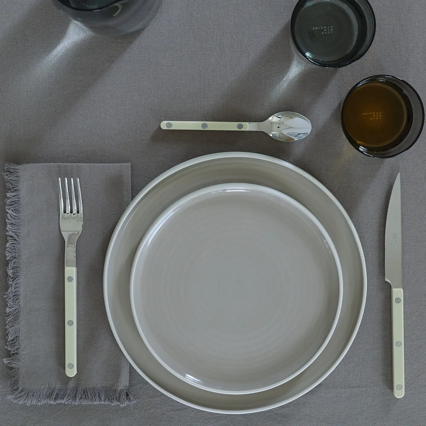 Hawkins New York Table Linens^Essential Cotton Tablecloth