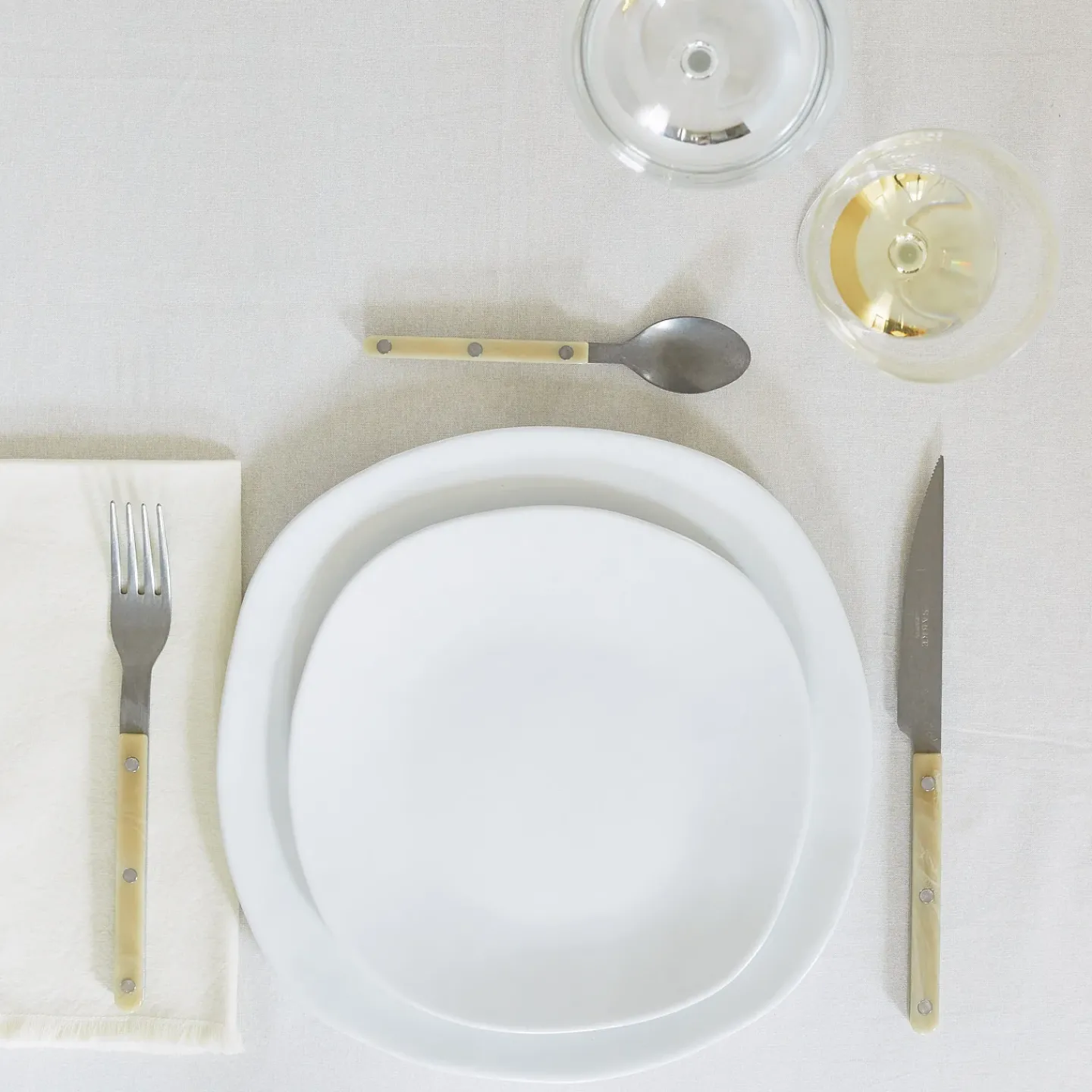 Hawkins New York Table Linens^Essential Cotton Tablecloth