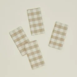 Hawkins New York Table Linens|Garden & Patio^Essential Gingham Dinner Napkin, Set of 4