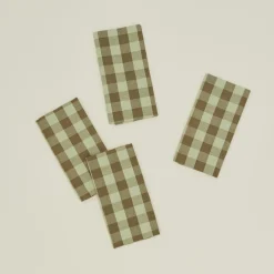 Hawkins New York Table Linens^Essential Gingham Dinner Napkin, Set of 4