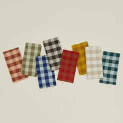 Hawkins New York Table Linens^Essential Gingham Dinner Napkin, Set of 4