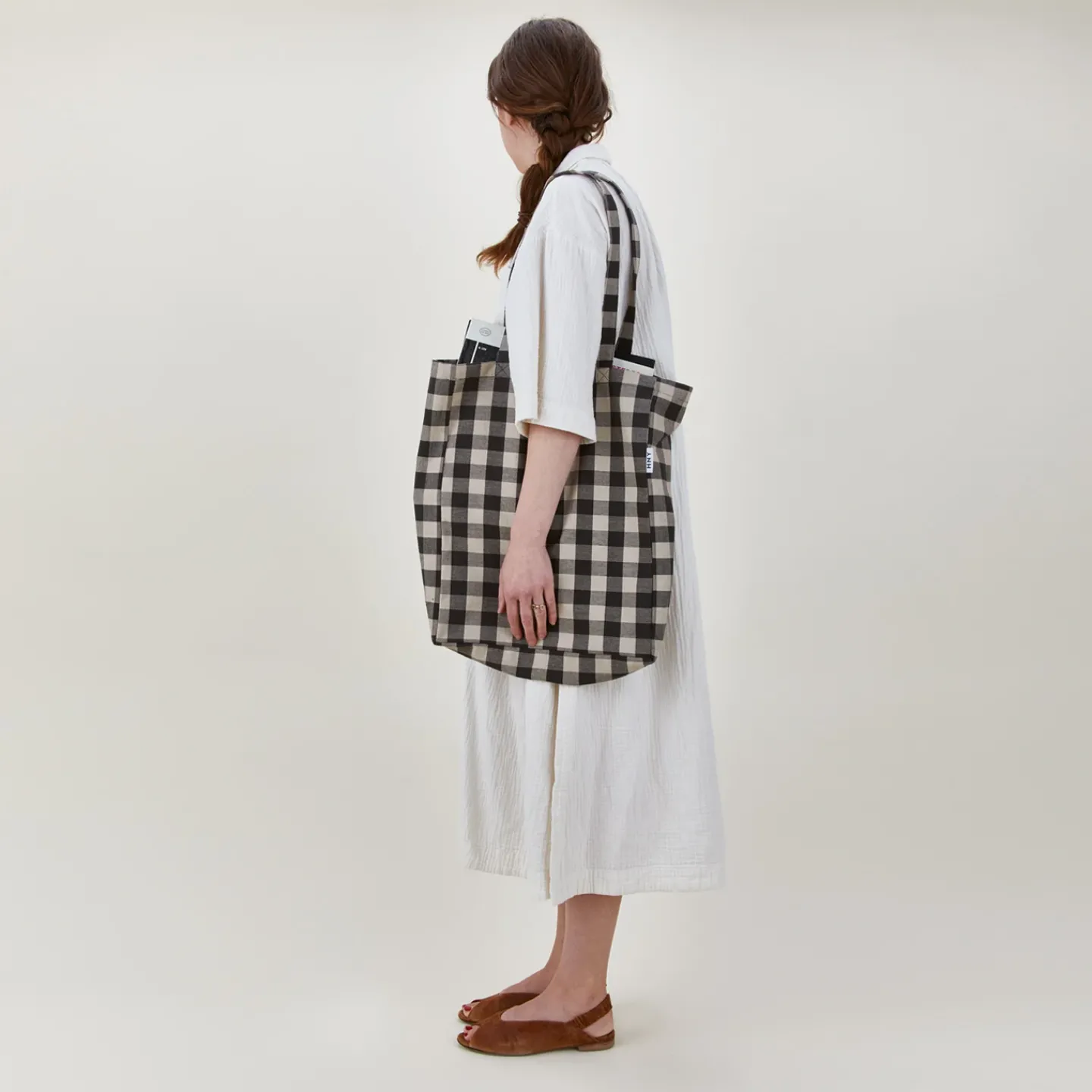 Hawkins New York Loungewear^Essential Gingham Tote