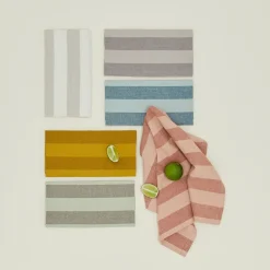 Hawkins New York Table Linens^Essential Striped Dinner Napkin, Set of 4